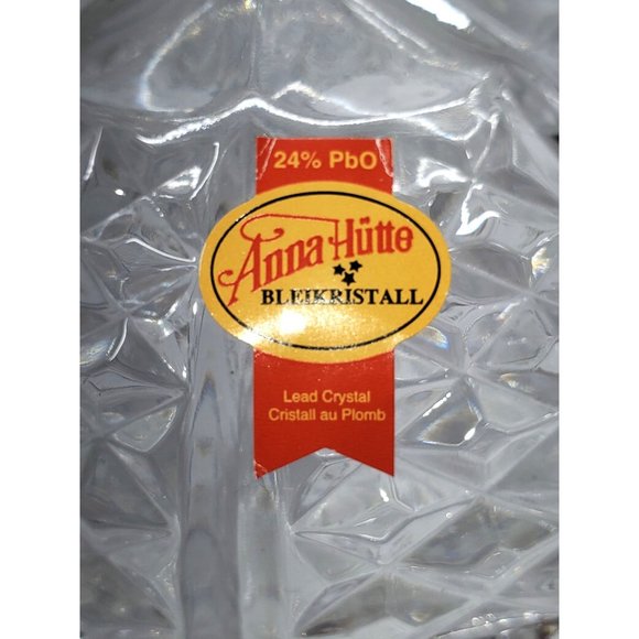 Vintage Crystal Clear Studios Dorsette Lead Crystal Candy Box Dish 7" 770 - Picture 4 of 6